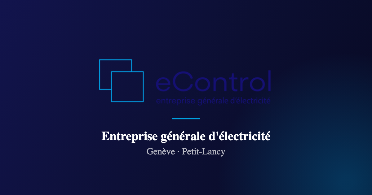 Logo de eControl SA